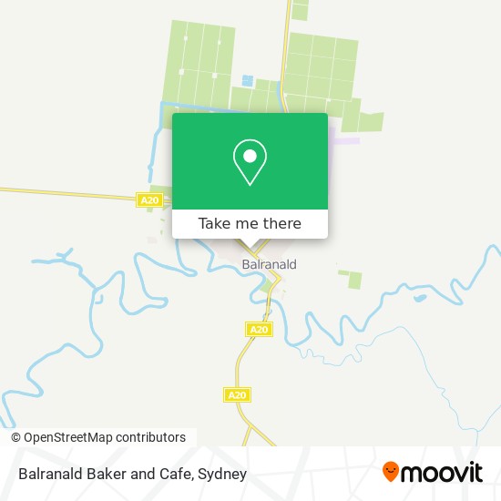 Mapa Balranald Baker and Cafe