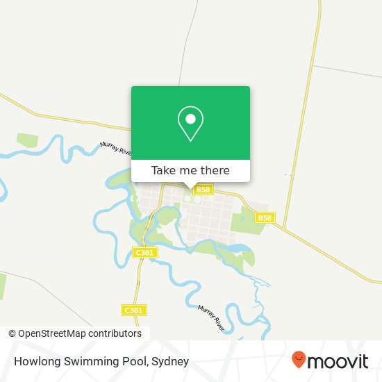 Mapa Howlong Swimming Pool