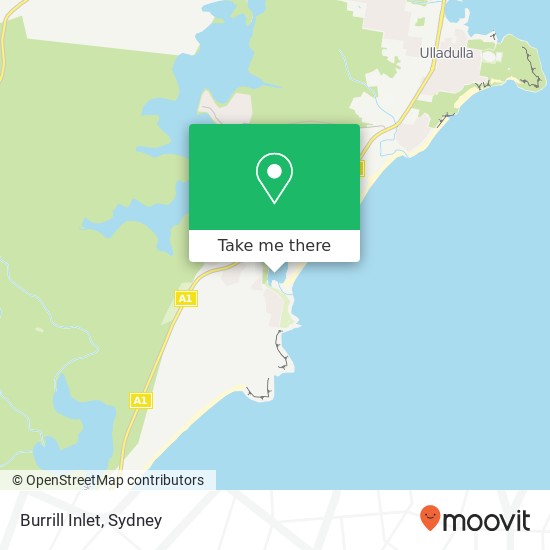 Burrill Inlet map