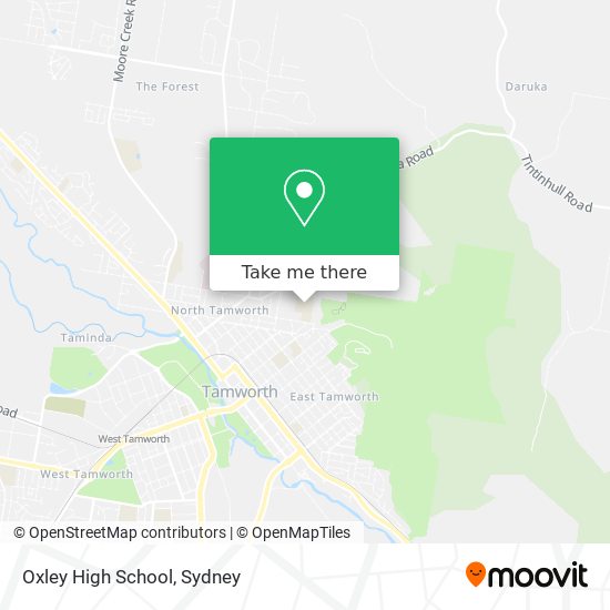 Mapa Oxley High School