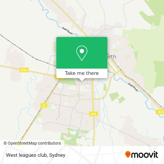 West leagues club map