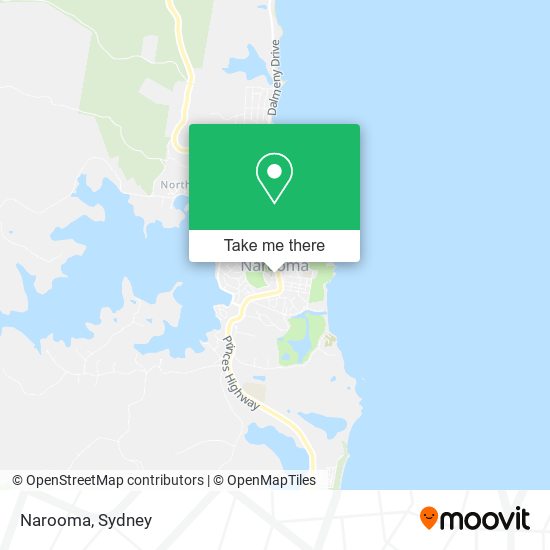 Mapa Narooma