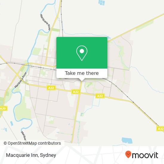 Macquarie Inn map