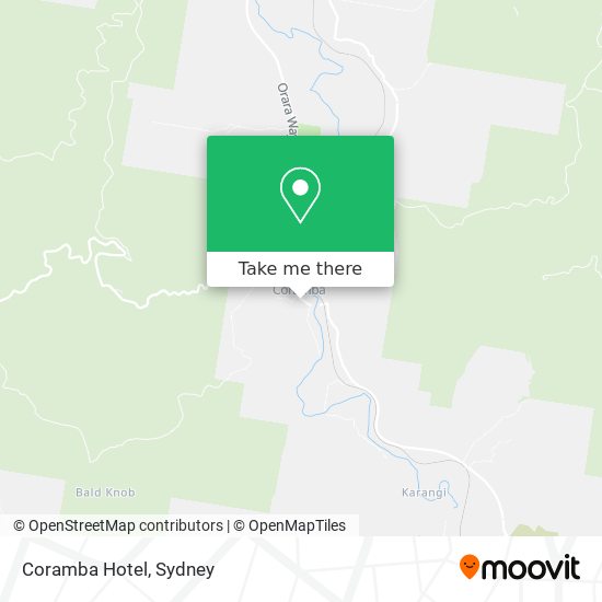 Coramba Hotel map