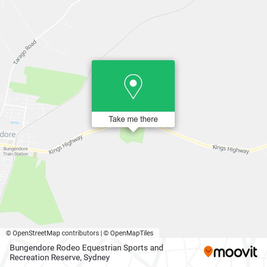 Bungendore Rodeo Equestrian Sports and Recreation Reserve map