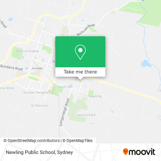 Mapa Newling Public School