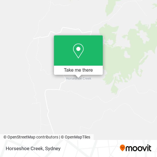 Mapa Horseshoe Creek