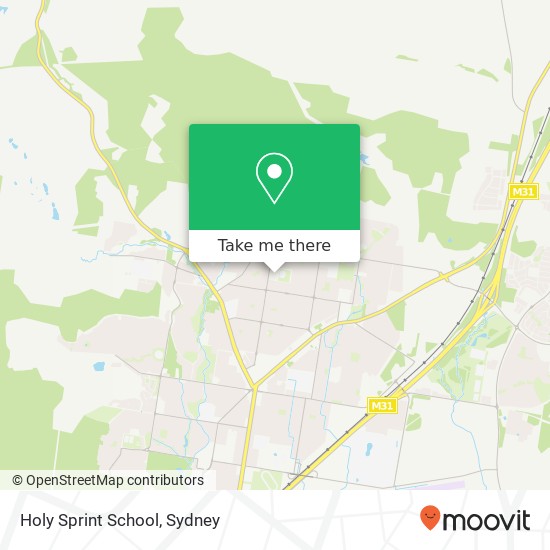Holy Sprint School map
