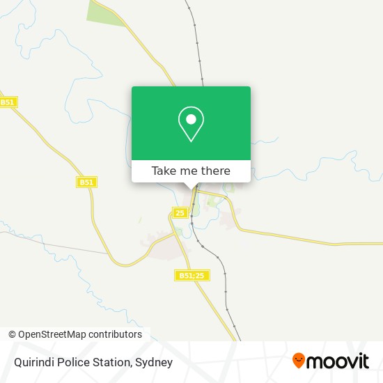 Quirindi Police Station map