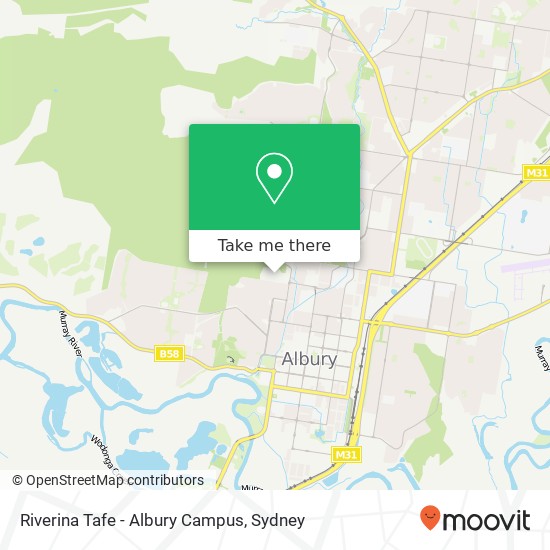 Riverina Tafe - Albury Campus map