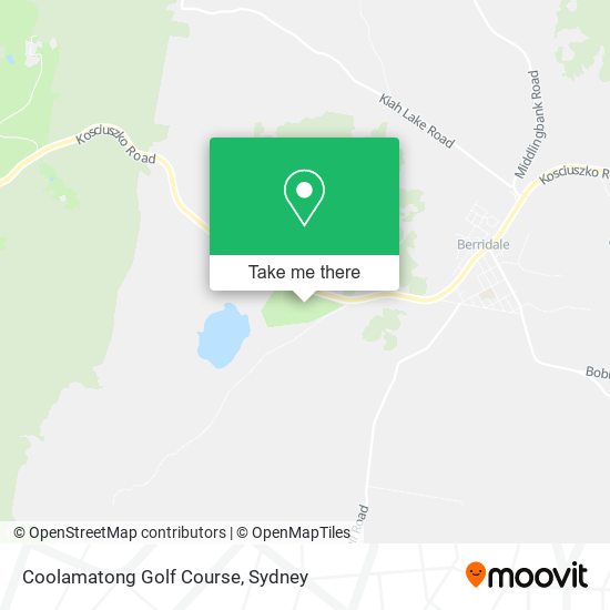 Coolamatong Golf Course map