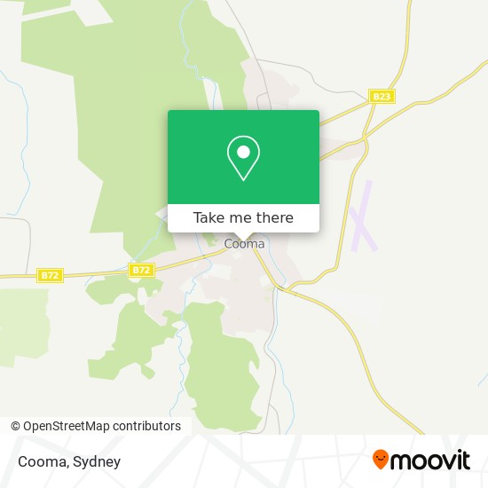 Mapa Cooma