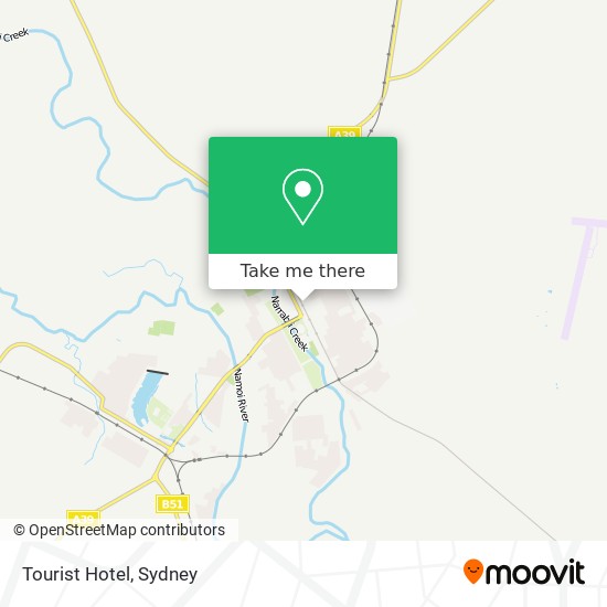 Tourist Hotel map