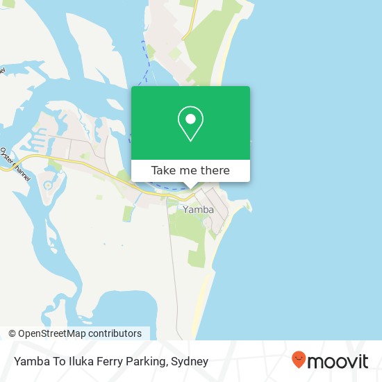 Yamba To Iluka Ferry Parking map