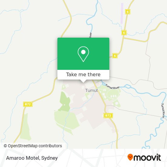 Amaroo Motel map