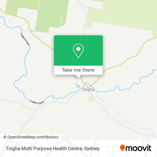 Tingha Multi Purpose Health Centre map