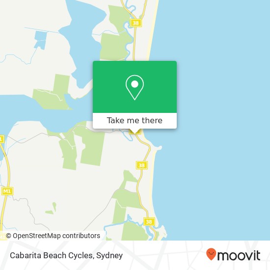 Cabarita Beach Cycles map