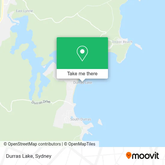 Durras Lake map