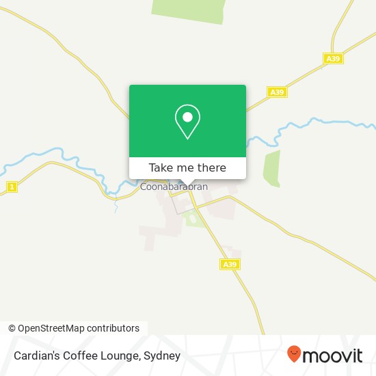 Cardian's Coffee Lounge map
