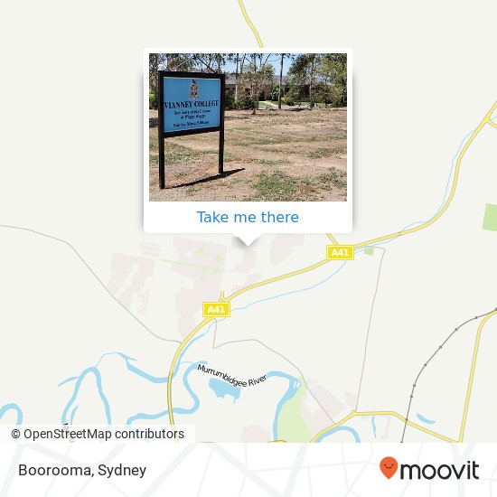 Boorooma map