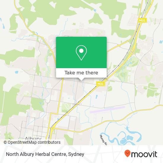 North Albury Herbal Centre map