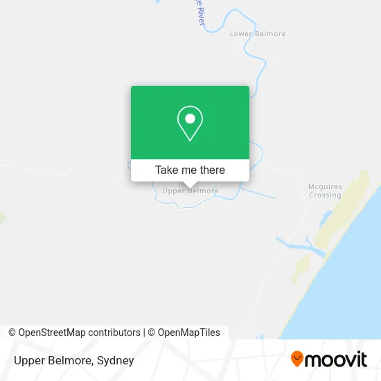 Upper Belmore map