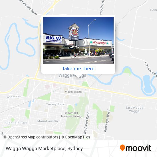 Wagga Wagga Marketplace map