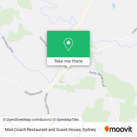 Mail Coach Restaurant and Guest House map