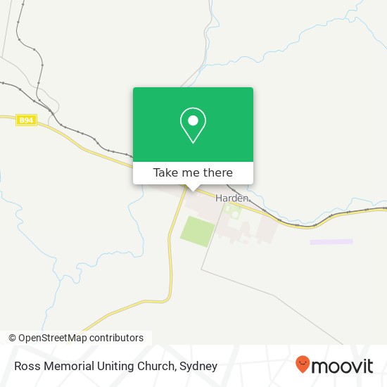 Mapa Ross Memorial Uniting Church