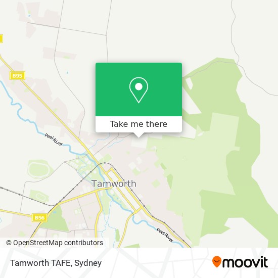 Tamworth TAFE map