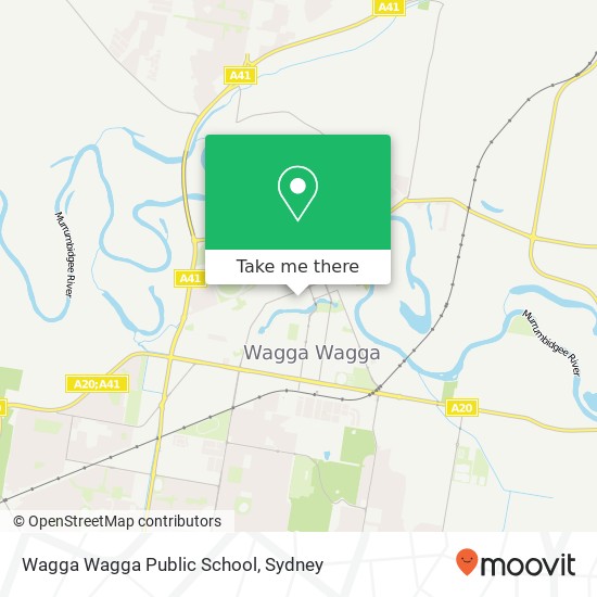 Wagga Wagga Public School map