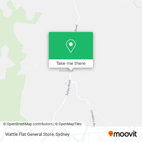Wattle Flat General Store map
