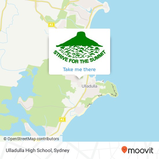 Mapa Ulladulla High School