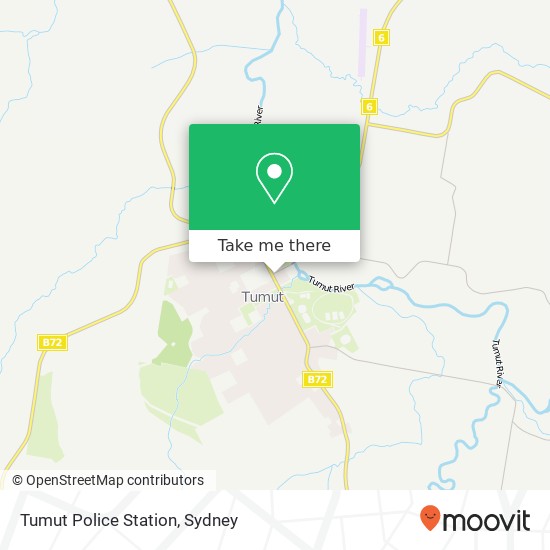 Tumut Police Station map