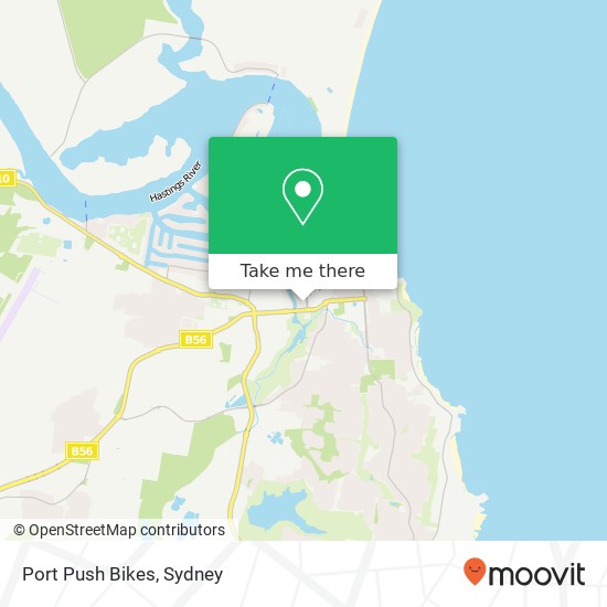 Port Push Bikes map