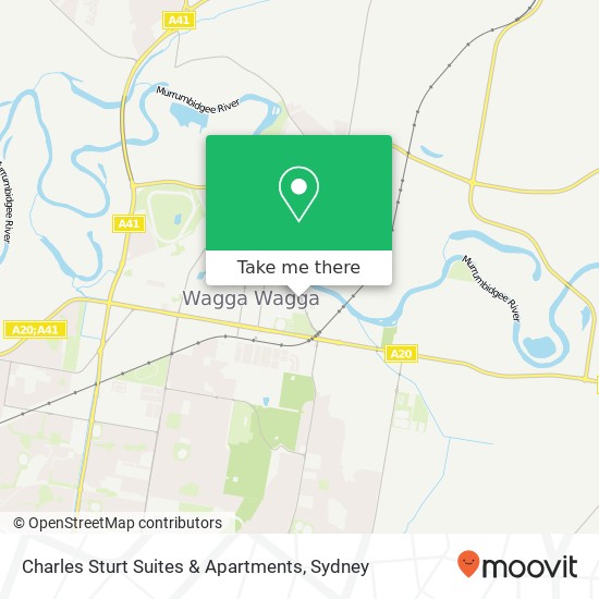 Charles Sturt Suites & Apartments map