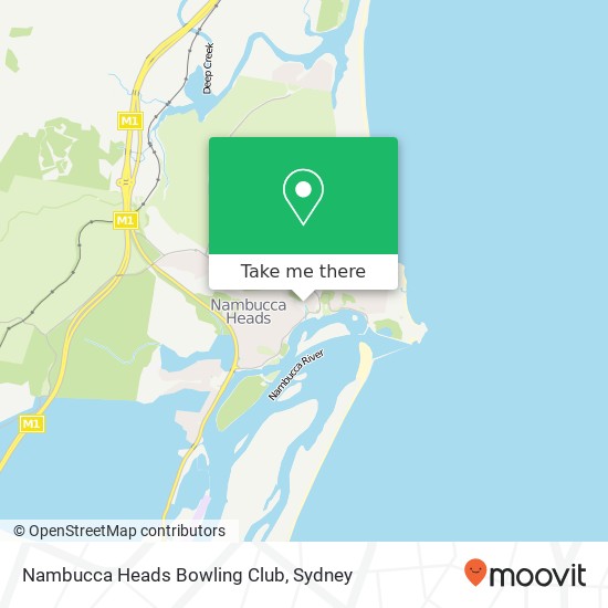 Nambucca Heads Bowling Club map