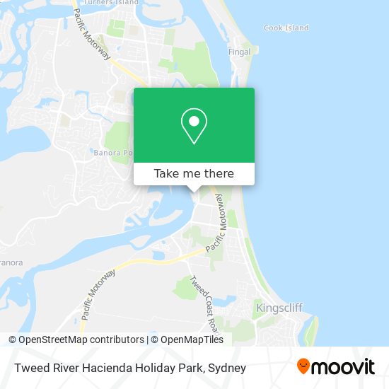 Mapa Tweed River Hacienda Holiday Park