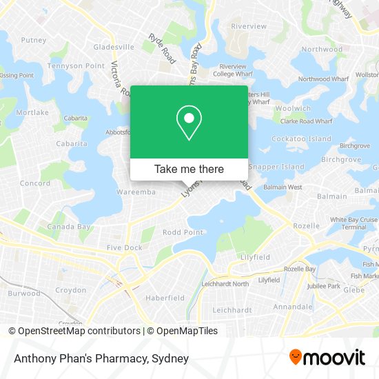 Anthony Phan's Pharmacy map