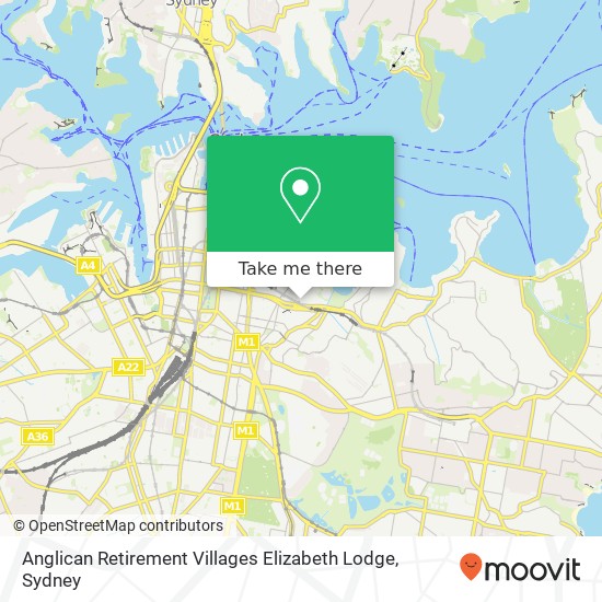 Anglican Retirement Villages Elizabeth Lodge map