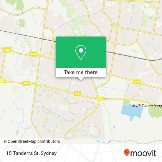 15 Tanderra St map