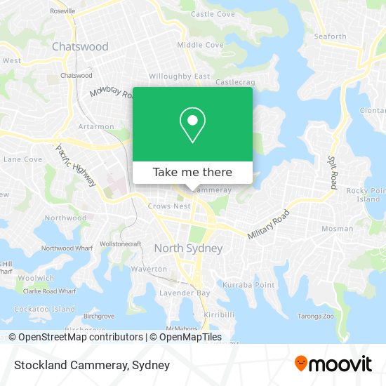 Stockland Cammeray map