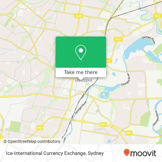 Mapa Ice-International Currency Exchange