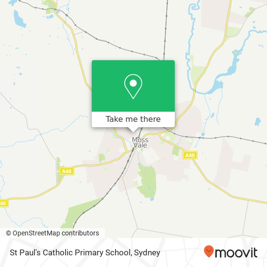 St Paul's Catholic Primary School map