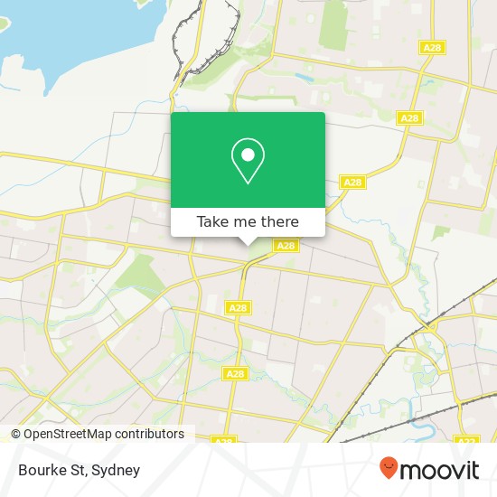 Bourke St map