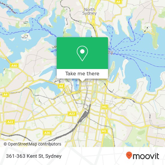 361-363 Kent St map