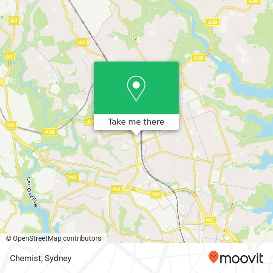 Chemist map