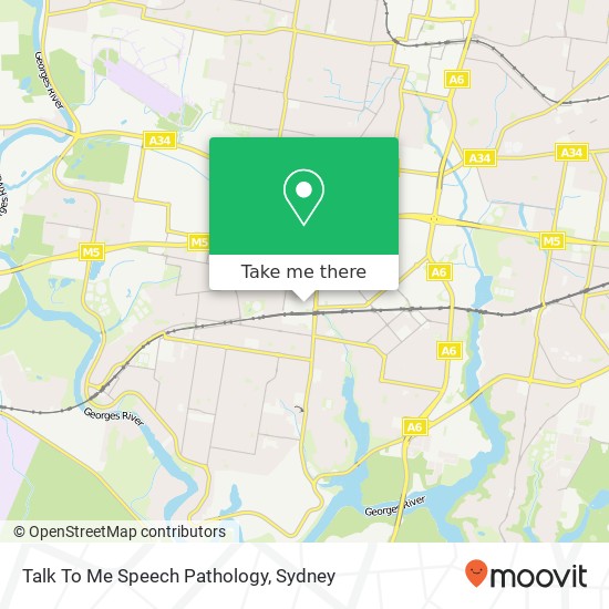Mapa Talk To Me Speech Pathology