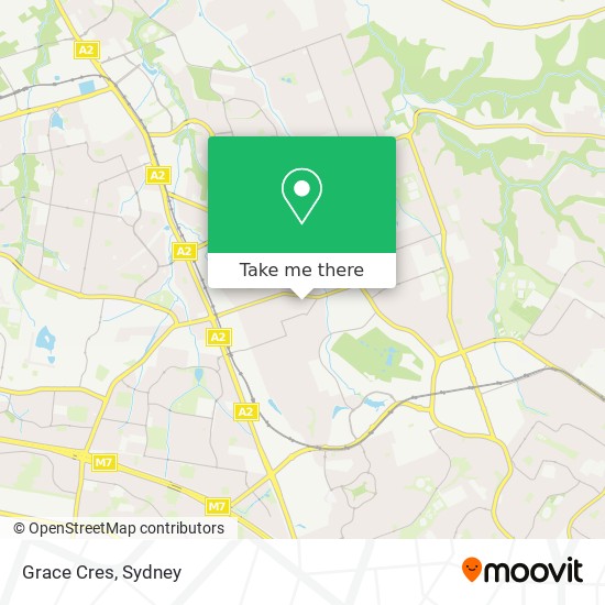 Grace Cres map