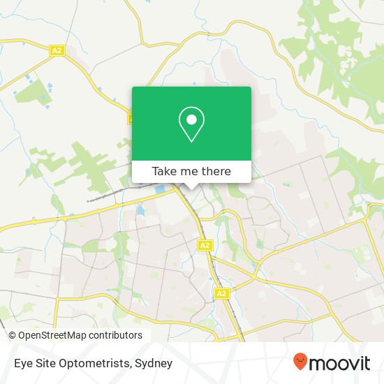 Eye Site Optometrists map
